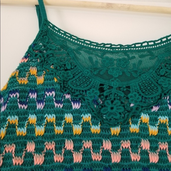 Free People Heartbeat crop Rachelle Knit Sleeveless Y2K baby tee baby doll tank - Picture 5 of 7